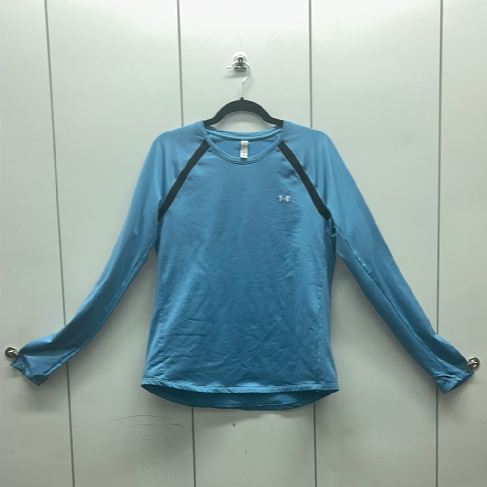 Women’s Large Under Armour Blue ColdGear Long Sleeve Sweatshirt